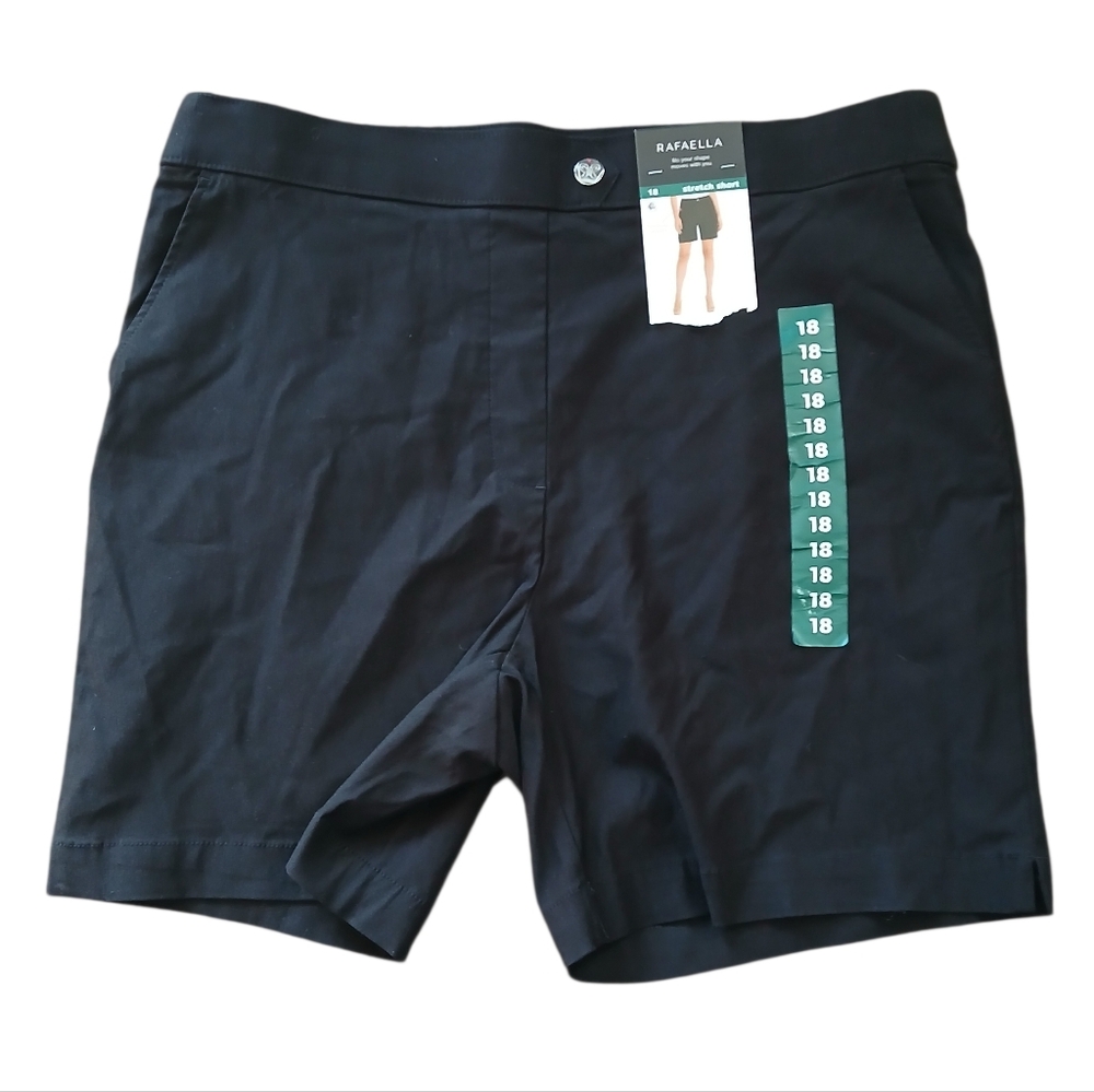 Rafaella Women's Size 18 Classic Black Shorts